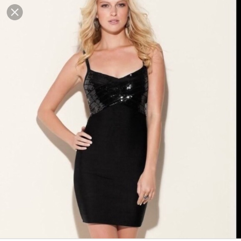 Guess bandage bodycon dress xs NWOT